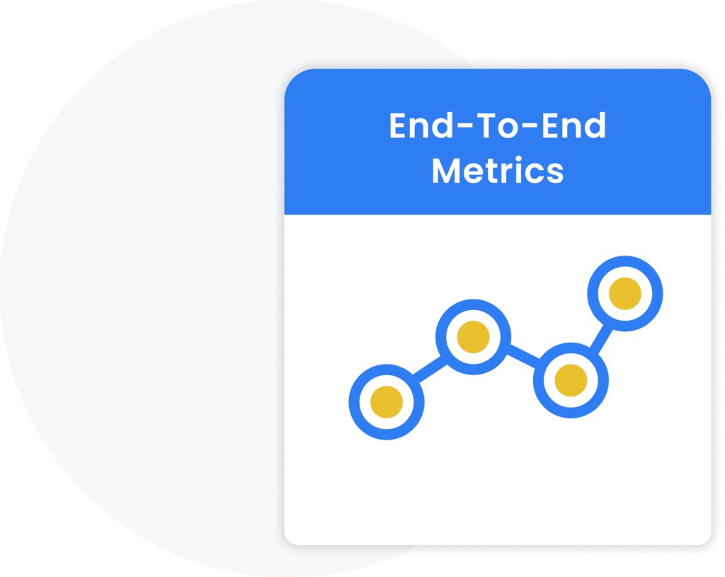End-to-end metrics